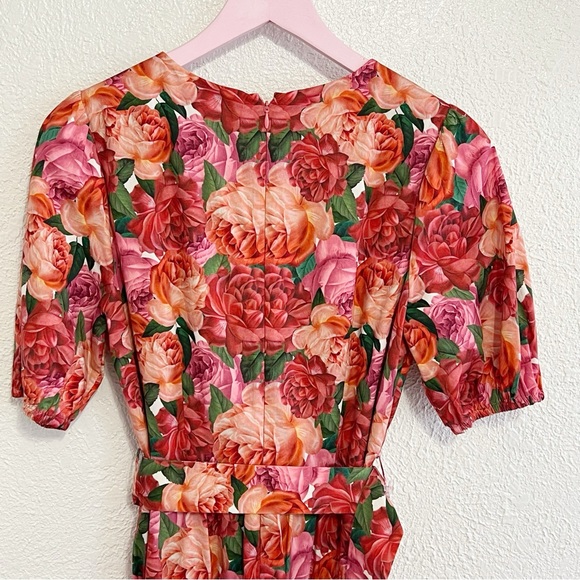 NWT Sachin & Babi Carina Belted Floral Dress - Picture 11 of 13